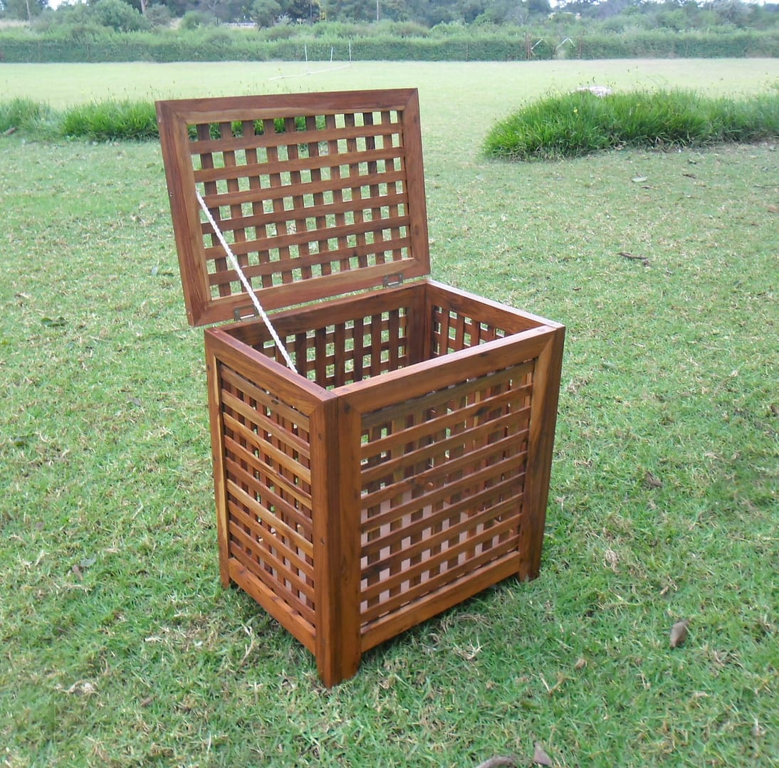 Slatted Washing Basket
