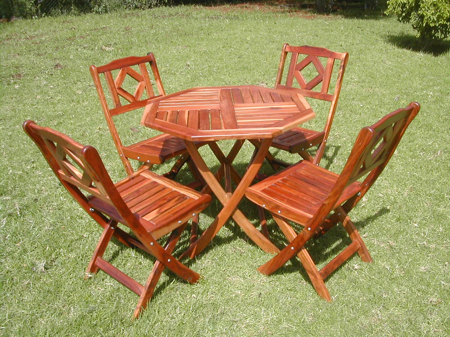 Diamond Table (folding) + Chairs