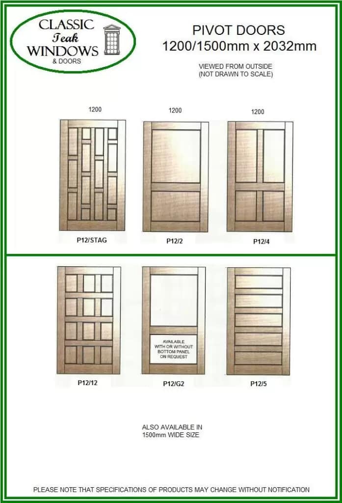 Pivot Doors