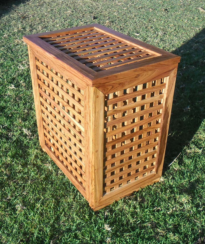 Laundry Basket. 500mm high, 500mm wide. 340mm deep